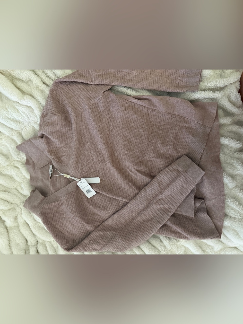 Vila Milano Blush Pink Ribbed Top cropped - XL